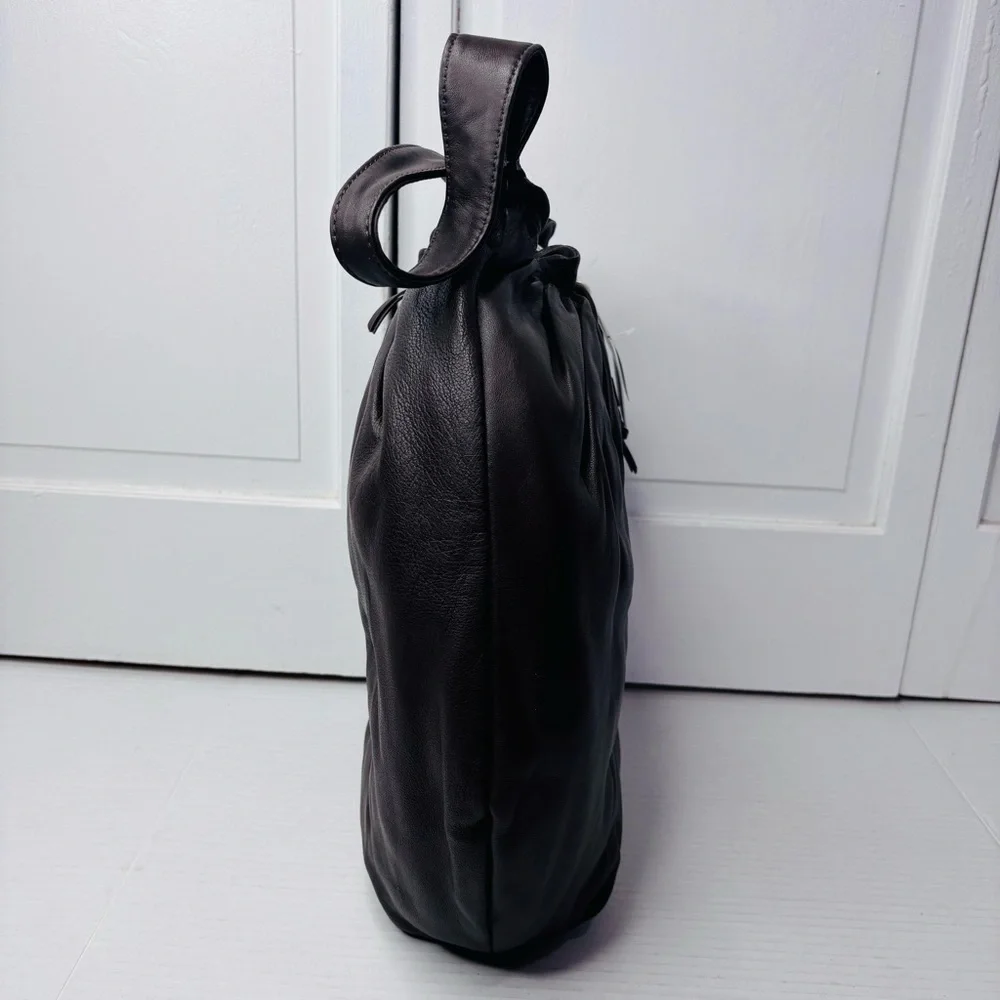 New LUCKY BRAND Chocolate Alva Hobo Shoulder Leather Bag